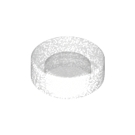 Lego Tile Round 1 x 1 / Opal Trans-Clear