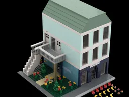 Modular Grocery Store, Park, and Restaurant