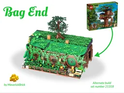 Bag End (21318 "Tree House" alternate build)