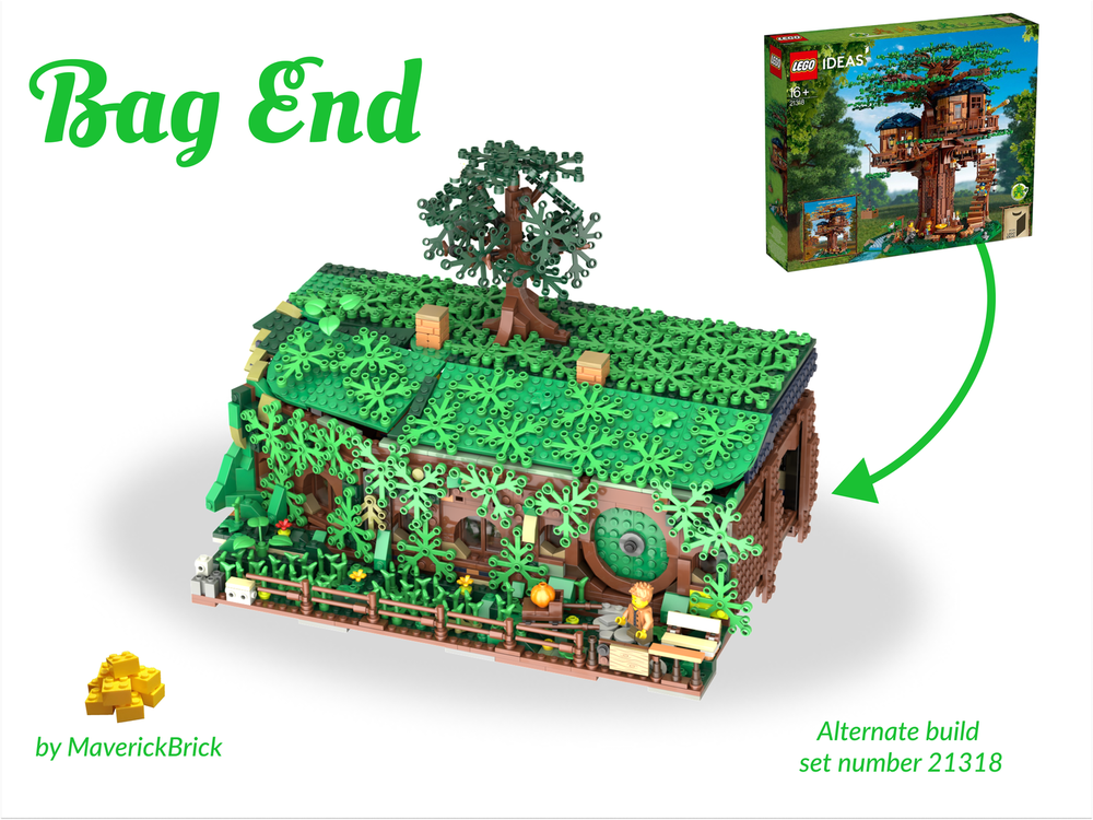 Lego Bag End (21318 "Tree House" alternate build)