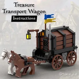MEDIEVAL TREASURE TRANSPORT WAGON (Castle/Medieval Theme)