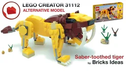 Saber-toothed tiger - Lego Creator 31112 set