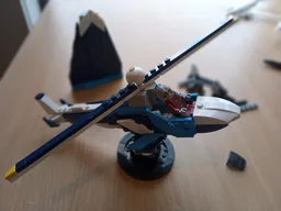Helicopter with space for minifigure