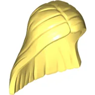 Hair Long and Straight, Center Parted / Bright Light Yellow