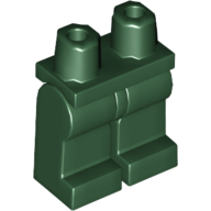 Lego Hips and Dark Green Legs / Dark Green