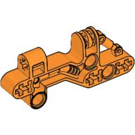 Lego Large Figure Skeletal, Limb 1 x 3 x 7 Beam with Axle Holes (Bohrok) / Orange