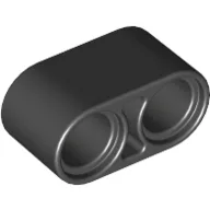 Technic Beam 1 x 2 Thick / Black