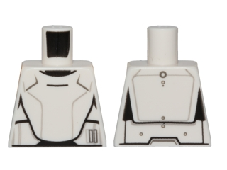 Lego Torso SW Armor Flametrooper Ep. 7 Pattern