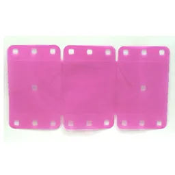 Clikits Rectangle 14 x 26 1/2 with Rounded Corners and 20 Holes [Tri-fold] / Trans-Light Blue