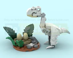 31379 Brontornis Minifigure scale
