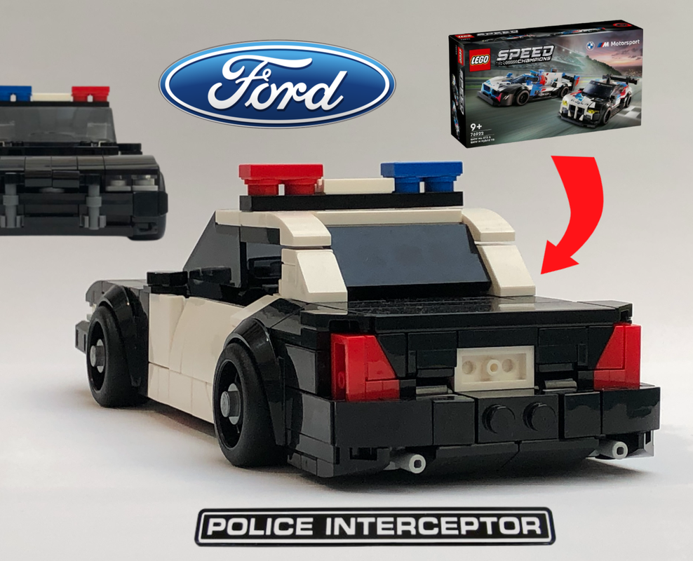 Lego 76922 Ford Crown Victoria Police Interceptor [Hidden Gun!]