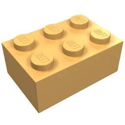 Brick 2 x 3 / Light Orange