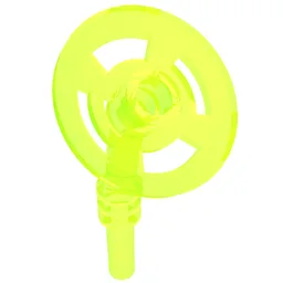 Dish 2 x 2 with Angled Bar / Trans-Neon Green