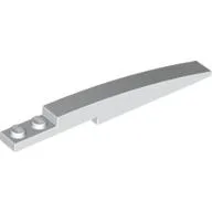 Brick Curved 10 x 1 [Asymmetric Inside Ridges] / White