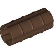 Lego Technic Axle Connector Ridged [with x Hole x Orientation] / Brown