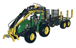 Forest Tractor with Trailer