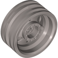 Lego Wheel 30 x 14 / Flat Silver