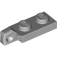 Hinge Plate 1 x 2 Locking with 1 Finger On End, without Groove / Light Bluish Gray