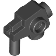 Weapon Gun / Blaster with Studs on Side / Black