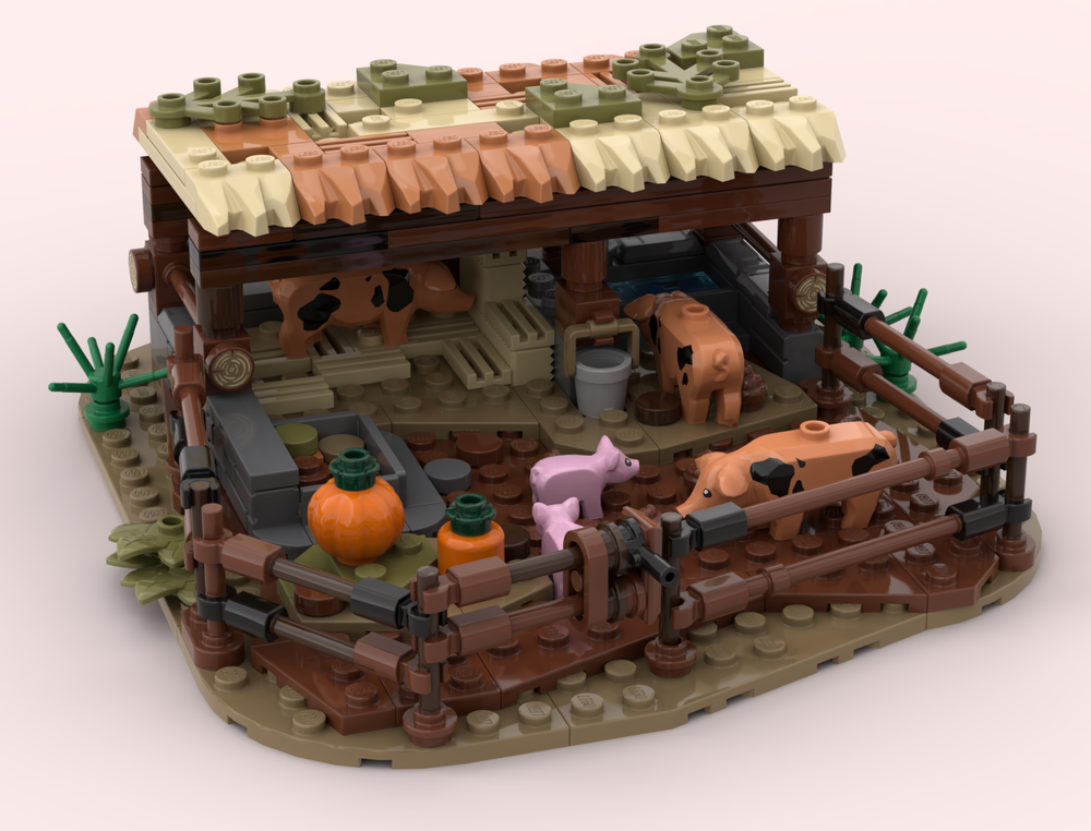 Lego Medieval Pigpen