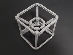 Four-Dimensional Hypercube