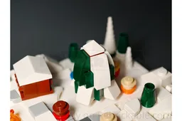Winter Village Snow Globe
