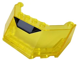 Windscreen 5 x 8 x 2 with Metal Plates and Rivets Pattern (Sticker) - Set 76160