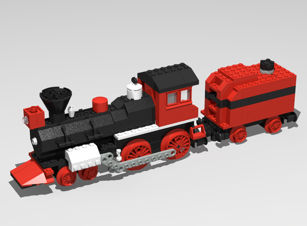 Lego Western Train Locomotive and Tender Motorized