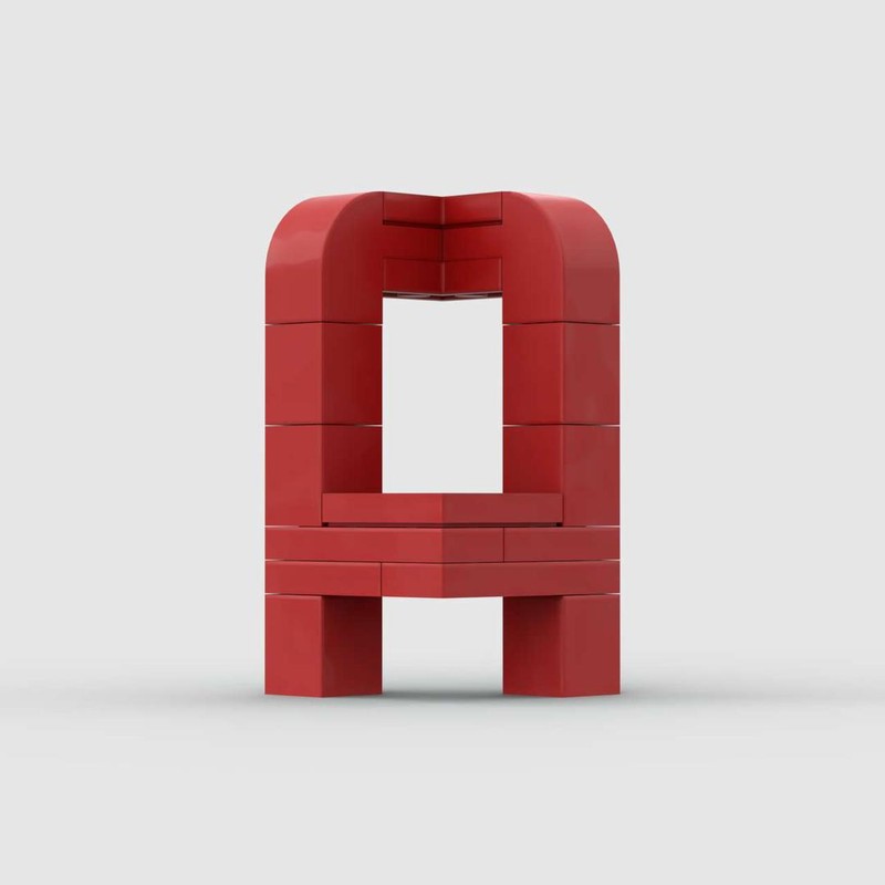 Lego 3D Letter A 3x3x5