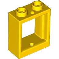 Window 1 x 2 x 2 Flat Front / Yellow