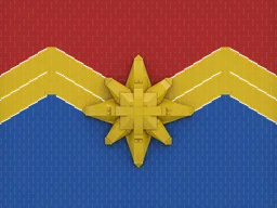 Framed Captain Marvel Logo