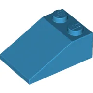Brick Sloped 33° 3 x 2 / Dark Azure