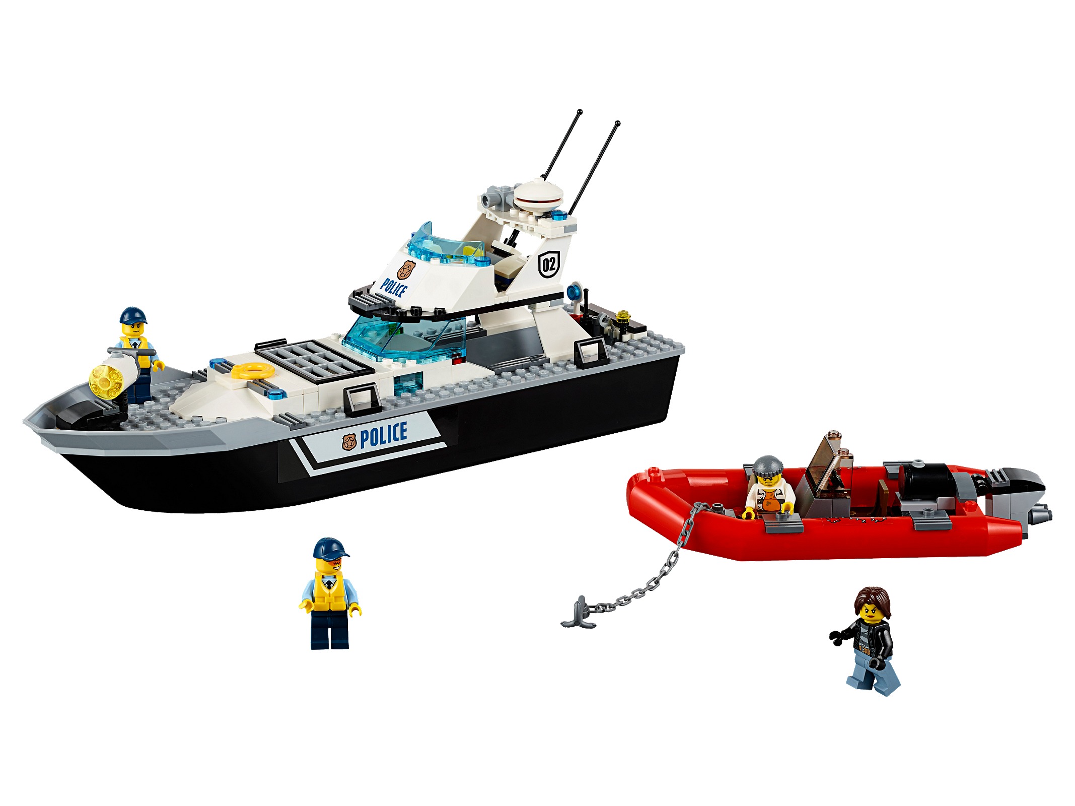 Lego Police Patrol Boat