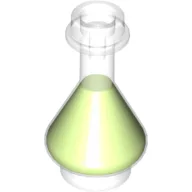 Equipment Bottle / Erlenmeyer Flask with Lime Fluid Pattern
