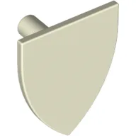 Shield Triangular / Glow in Dark White