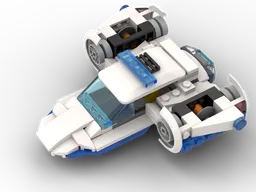 Flying Police Patrol Car