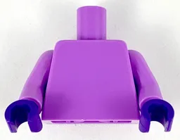 Torso Plain / Medium Lavender Arms / Dark Purple Hands