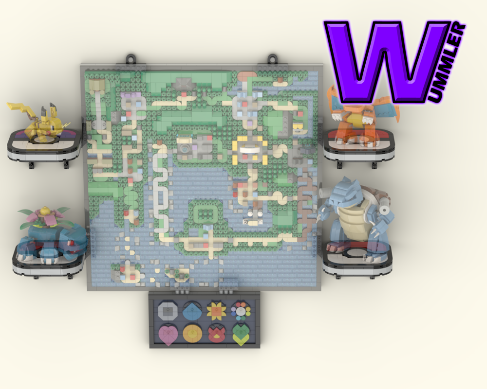 Lego Add-ons to the map of Kanto