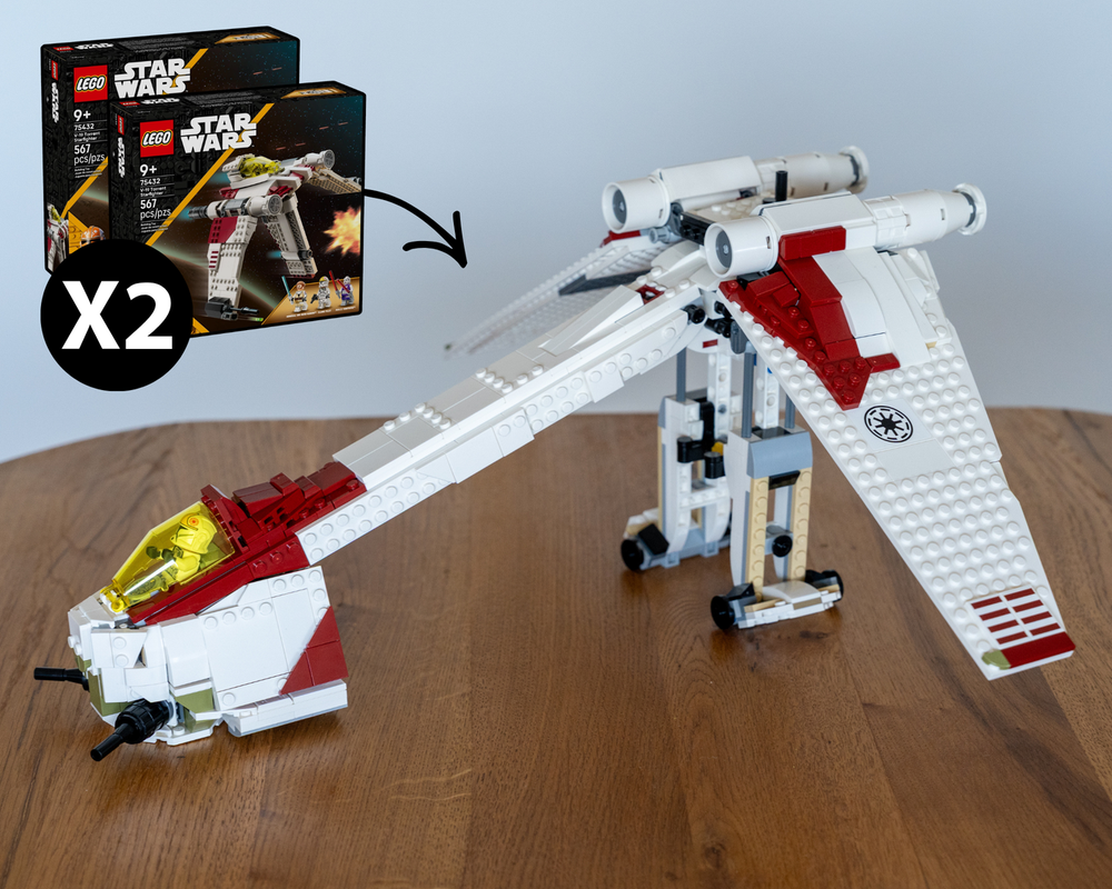 Lego Republic Dropship (2x 75432 Alternate Model)