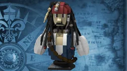 Jack Sparrow Head Stand