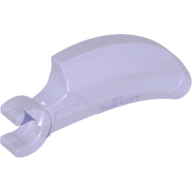 Lego Creature Body Part, Barb Large (Claw, Talon) with Clip / Trans-Purple
