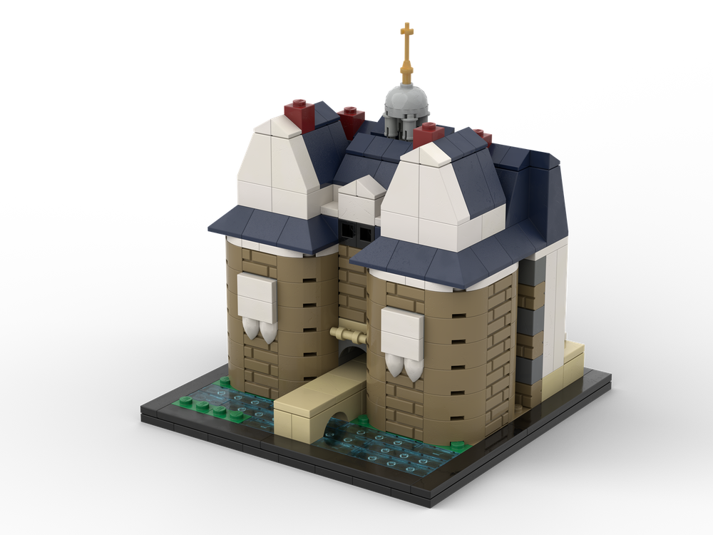 Lego Chateau des Ducs de Bretagne in Nantes, France