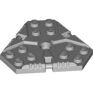 Plate Special 6 x 6 Hexagonal with Pin Hole / Light Bluish Gray