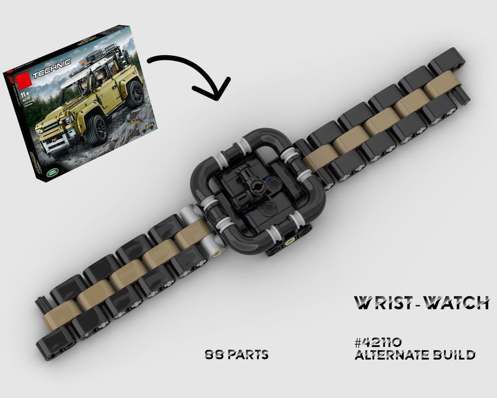 Lego 42110 Wrist-Watch - LEGO Technic Landrover Defender Alternate Build
