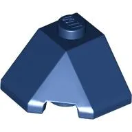 Brick Wedged, Sloped 45° 2 x 2 Corner / Dark Blue
