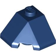 Lego Brick Wedged, Sloped 45° 2 x 2 Corner / Dark Blue