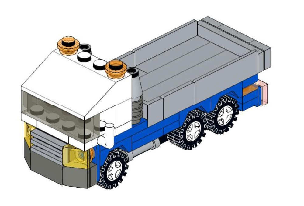 Lego Vrachtwagen lang, Long truck