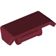 Spoiler 2 x 4 with Handle [Plain] / Dark Red