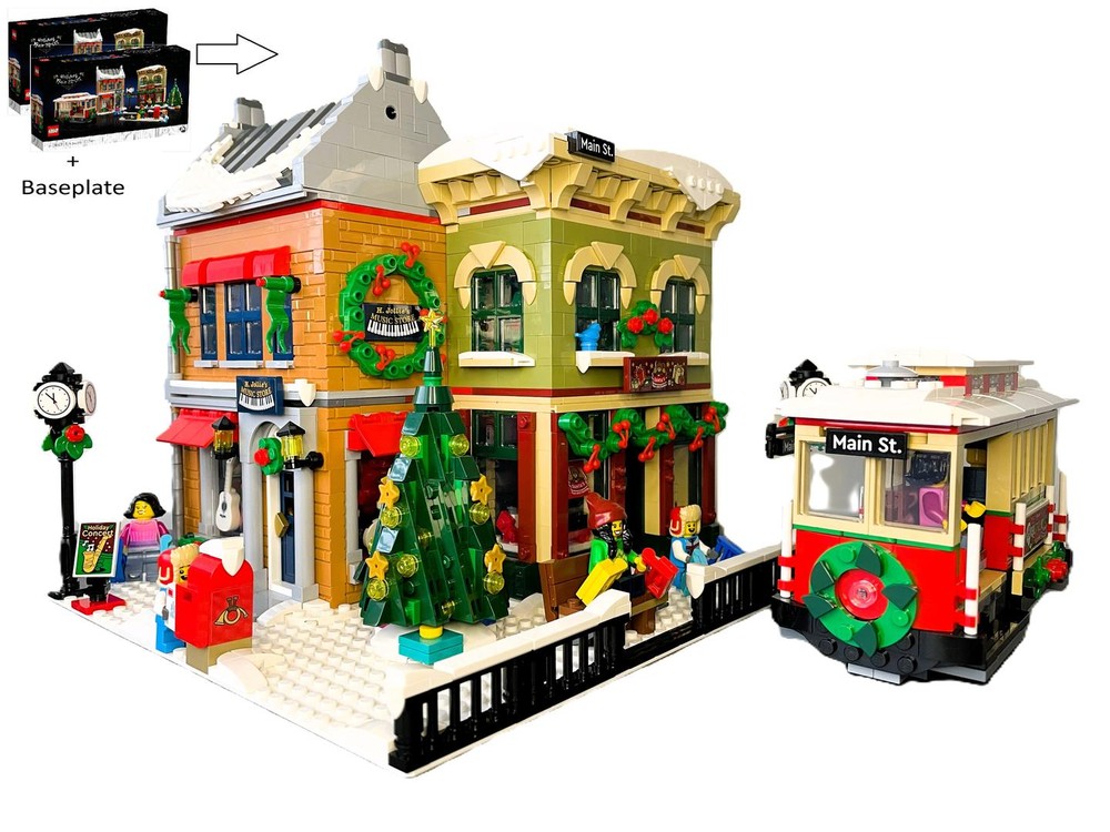 Lego Holiday Main St Modular Alternate build of 2 x 10308