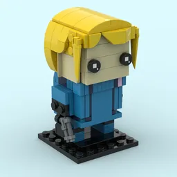 Samus Brickheadz - Zero Suit Revised